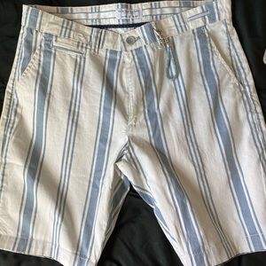 Denim and Flower Men Shorts